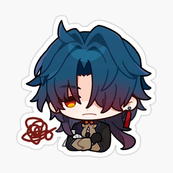 "blade hsr chibi" Sticker for Sale by sadfff Redbubble