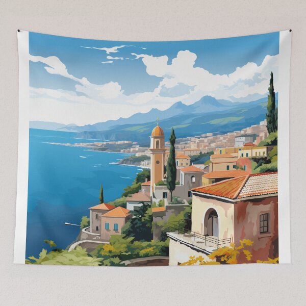 Item preview, A Travel Print of Sorrento - Italy designed and sold by StudioRedKoala.