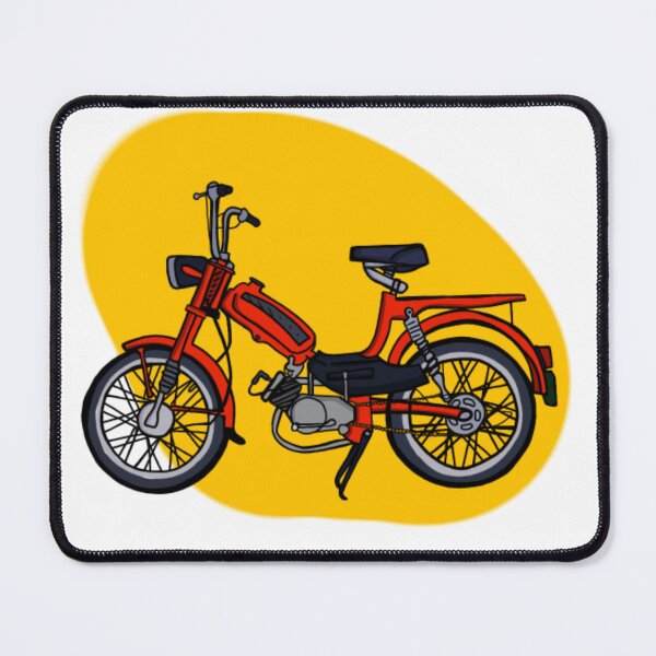 Item preview, Red moped designed and sold by art-invention.