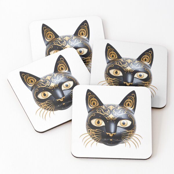Item preview, Gold Black Cat designed and sold by Karl Aldinger.