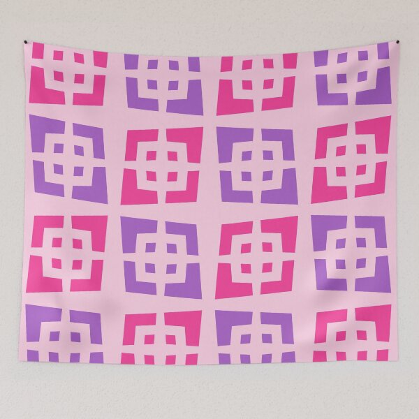 Item preview, Mid Century modern Atomic Deoration Pink and Purple designed and sold by tonymagnerart.