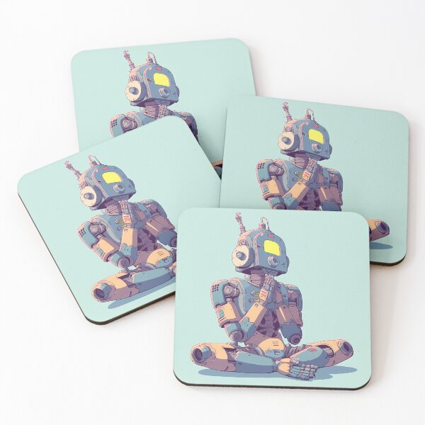 Item preview, Tranquil Robots in Harmony with Nature designed and sold by Klyngzo1916.