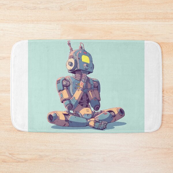 Item preview, Tranquil Robots in Harmony with Nature designed and sold by Klyngzo1916.