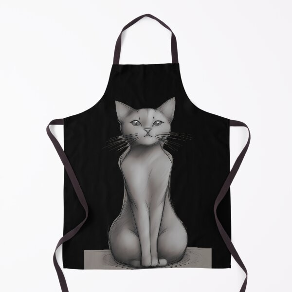 Item preview, Charcoal Sketch Yoga Cat designed and sold by Mechanical-Artt.