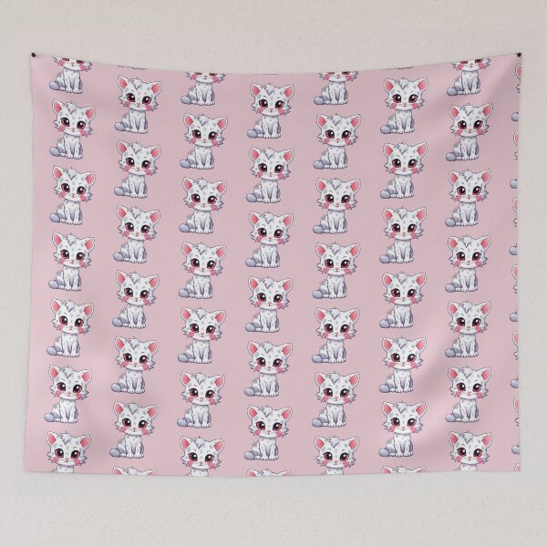 Item preview, Adorable White Spotted Kitty designed and sold by BerryblossomDsn.