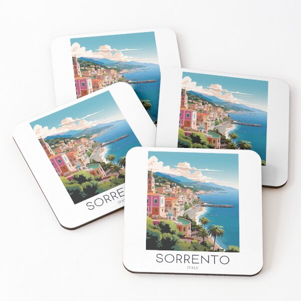Item preview, A Travel Print of Sorrento - Italy designed and sold by StudioRedKoala.
