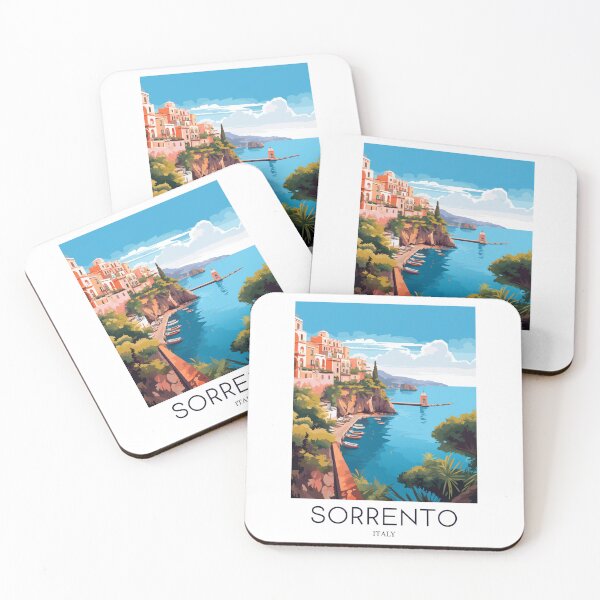 Item preview, A Travel Print of Sorrento - Italy designed and sold by StudioRedKoala.