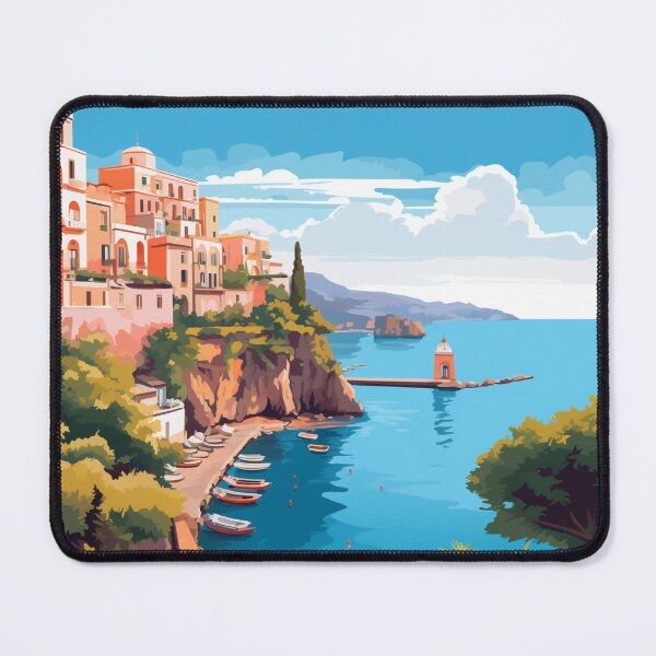 Item preview, A Travel Print of Sorrento - Italy designed and sold by StudioRedKoala.