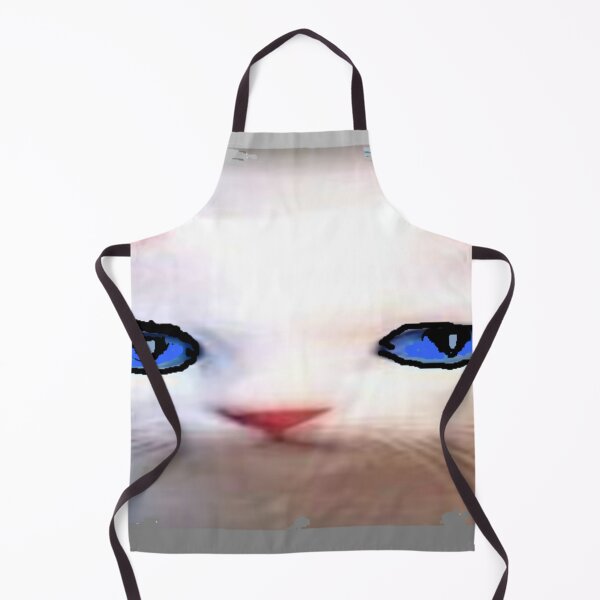Item preview, Albino Cat Peeks Illustration designed and sold by 3triadstore.