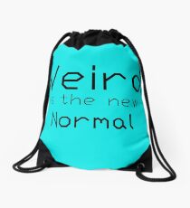 Normally Speaking Drawstring Bag