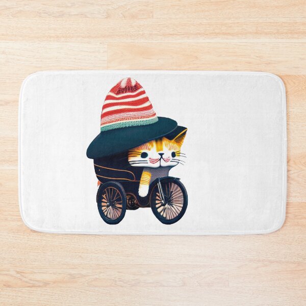 Item preview, cat on tricycle designed and sold by Daleshop-ec.