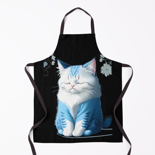Item preview, Serene Cat in Cyanotype designed and sold by Mechanical-Artt.