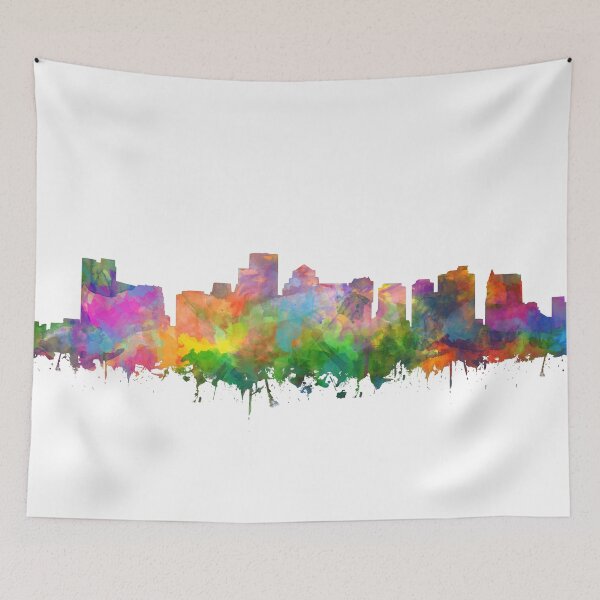 Item preview, boston skyline designed and sold by BekimART.