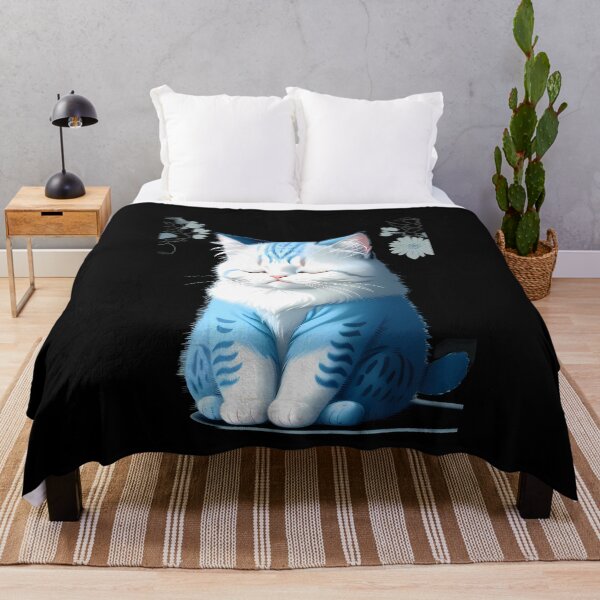 Item preview, Serene Cat in Cyanotype designed and sold by Mechanical-Artt.