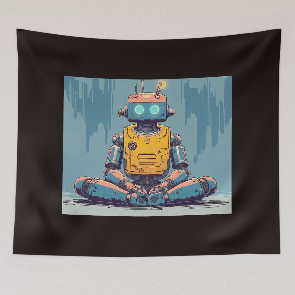 Item preview, Robotic Stillness: Where Mindfulness Meets Machine designed and sold by Klyngzo1916.
