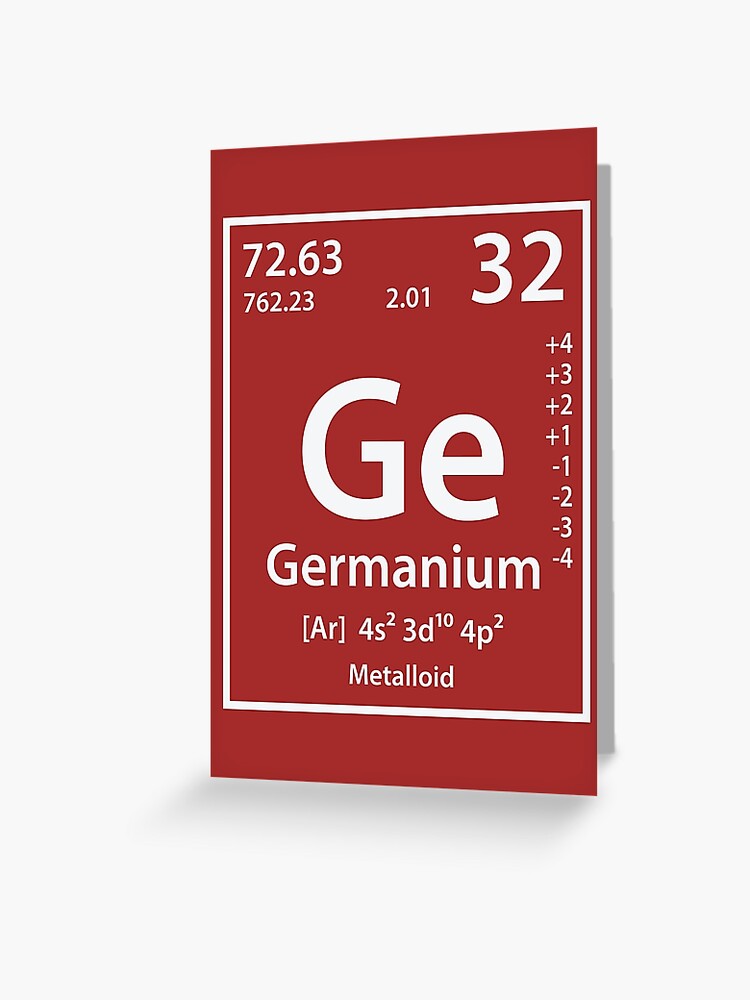 germanium element card