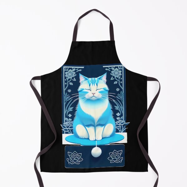 Item preview, Cyanotype Art of Calm Cat designed and sold by Mechanical-Artt.