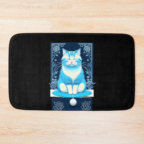 Item preview, Cyanotype Art of Calm Cat designed and sold by Mechanical-Artt.