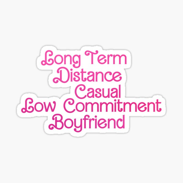 Item preview, Long Term Distance Casual Low Commitment Boyfriend designed and sold by lwargz.