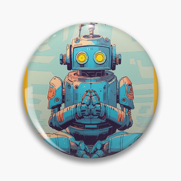 Item preview, Mechanical Contemplation: Robots Reflecting Within designed and sold by Klyngzo1916.