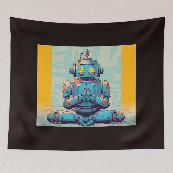 Item preview, Mechanical Contemplation: Robots Reflecting Within designed and sold by Klyngzo1916.