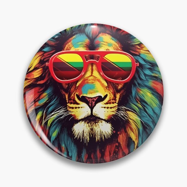 Item preview, Afro-Lion, Rasta-Vibrant-Colors designed and sold by Houevo Olga Anihouanou.
