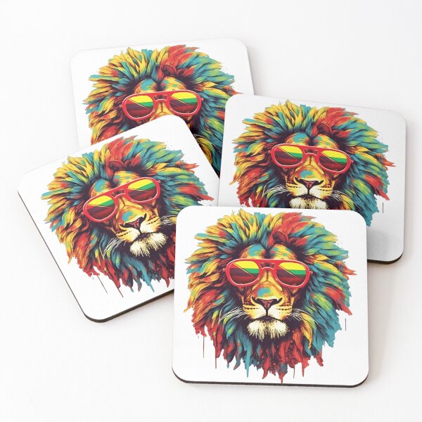 Item preview, Afro-Lion, Rasta-Vibrant-Colors designed and sold by Houevo Olga Anihouanou.
