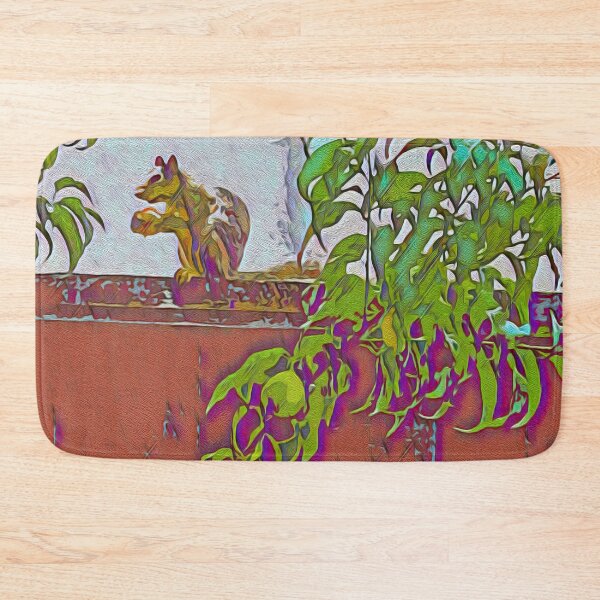 Item preview, SQUIRREL ABOVE THE LEMON TREE designed and sold by ArtbyRolleen.