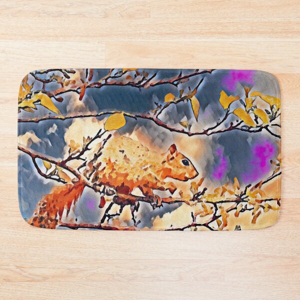 Item preview, SQUIRREL ON A PRECARIOUS BRANCH designed and sold by ArtbyRolleen.