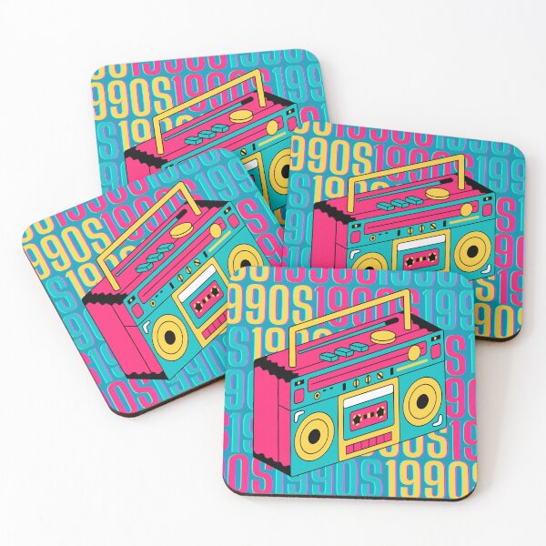Item preview, 1990s retro design 1 - Teal Background designed and sold by PunjabanJatti.