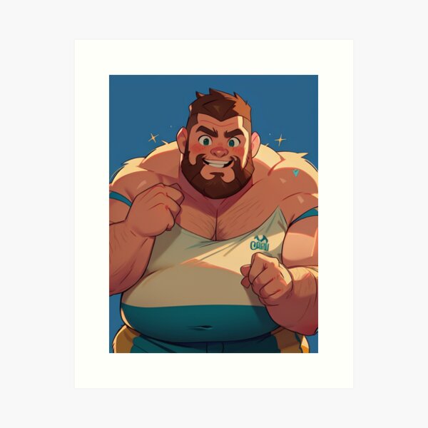 Item preview, Bara Daddy! Super Handsome Gay Manga Style Anime Guy designed and sold by bearslover.