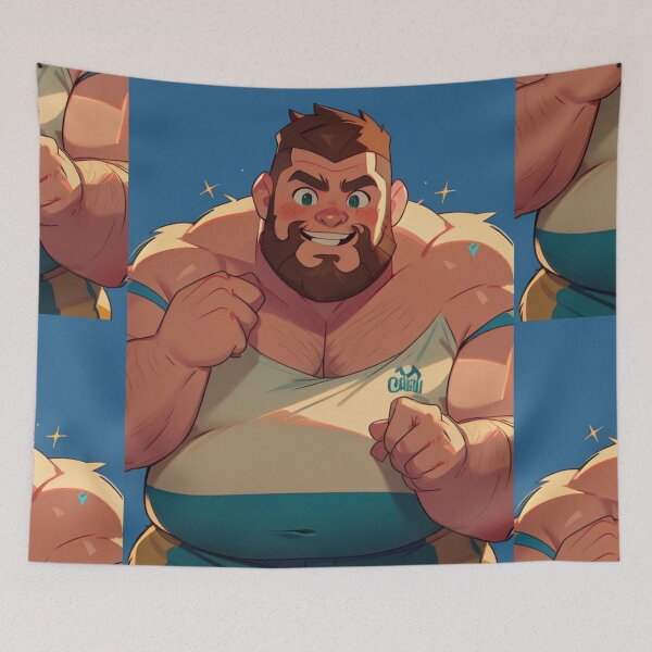 Item preview, Bara Daddy! Super Handsome Gay Manga Style Anime Guy designed and sold by bearslover.