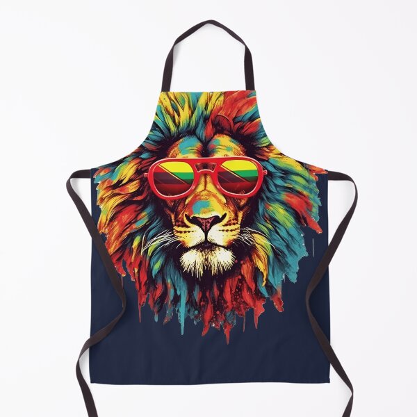 Item preview, Afro-Lion, Rasta-Vibrant-Colors designed and sold by Houevo Olga Anihouanou.