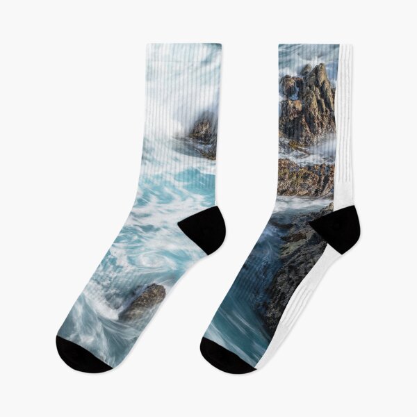 Item preview, Ocean Serenity: Sea Waves and Rocks T-Shirt designed and sold by Rebekkahsdesign.