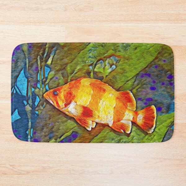 Item preview, STRIPED GOLDEN FISH designed and sold by ArtbyRolleen.