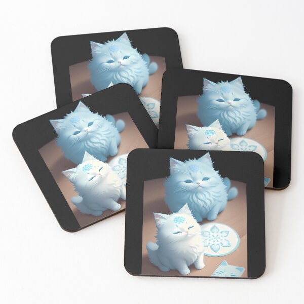 Item preview, Calm Meditation with Cyanotype Cat designed and sold by Mechanical-Artt.