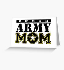 Proud Army Mom Greeting Card