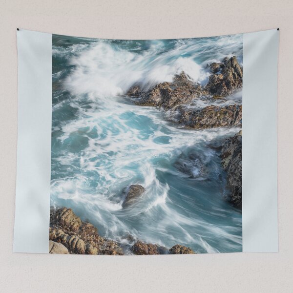 Item preview, Ocean Serenity: Sea Waves and Rocks T-Shirt designed and sold by Rebekkahsdesign.