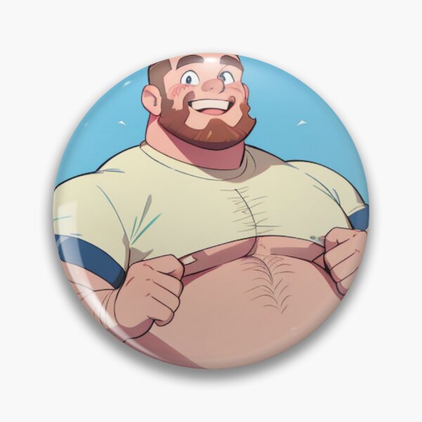 Item preview, Bara Daddy in the Sky! Super Handsome Gay Manga Style Anime Guy designed and sold by bearslover.