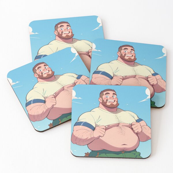 Item preview, Bara Daddy in the Sky! Super Handsome Gay Manga Style Anime Guy designed and sold by bearslover.