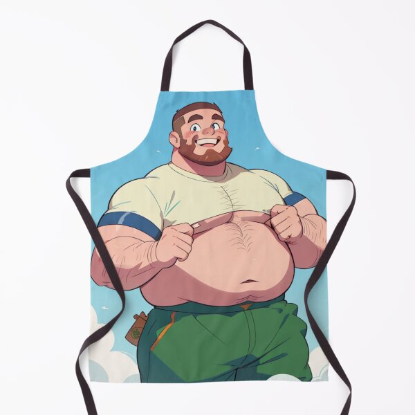 Item preview, Bara Daddy in the Sky! Super Handsome Gay Manga Style Anime Guy designed and sold by bearslover.