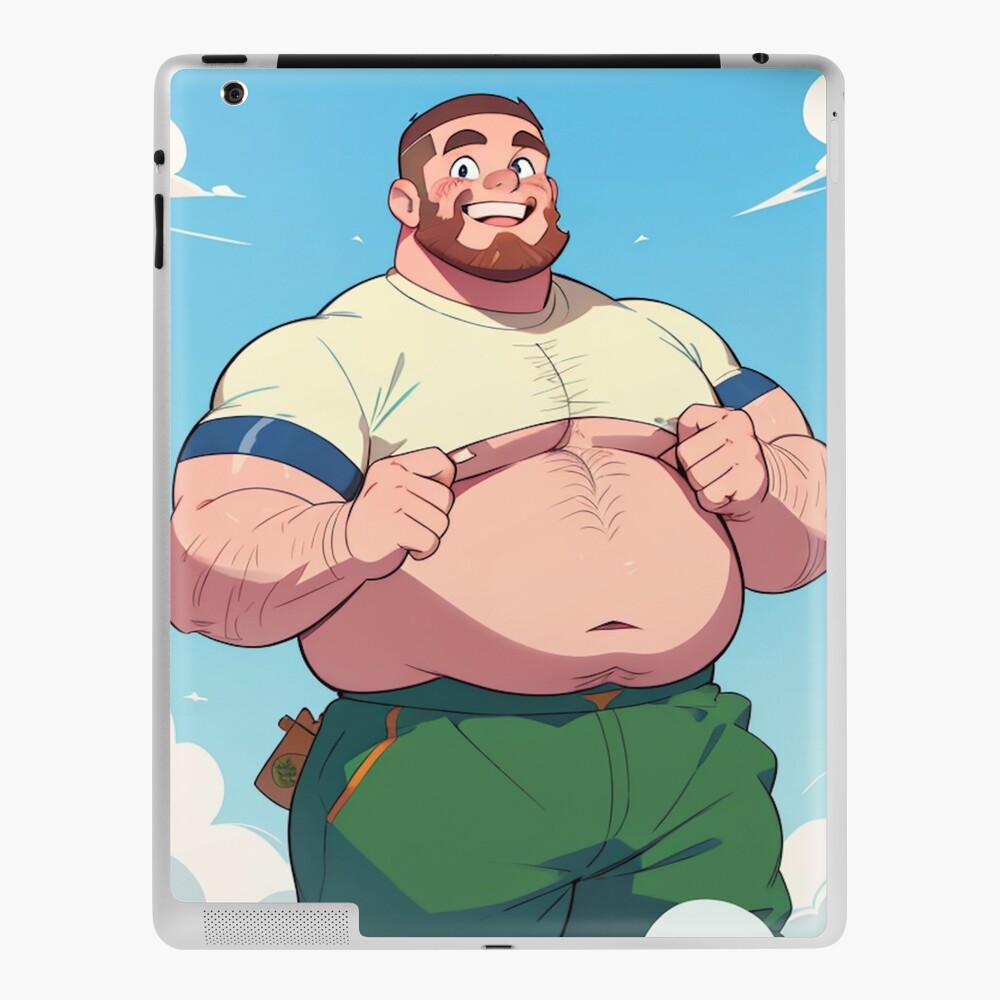 Bara Daddy in the Sky! Super Handsome Gay Manga Style Anime Guy