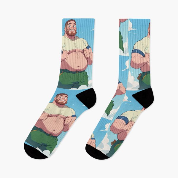 Item preview, Bara Daddy in the Sky! Super Handsome Gay Manga Style Anime Guy designed and sold by bearslover.