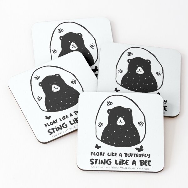 Item preview, Float like a butterfly. Sting like a bee | Positive Motivational Quote designed and sold by lildoodleshirts.