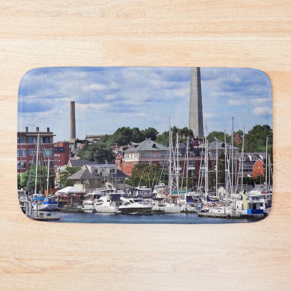 Item preview, Boston MA - Marina With Bunker Hill Monument in Distance designed and sold by Susan Savad.
