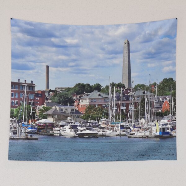 Item preview, Boston MA - Marina With Bunker Hill Monument in Distance designed and sold by Susan Savad.