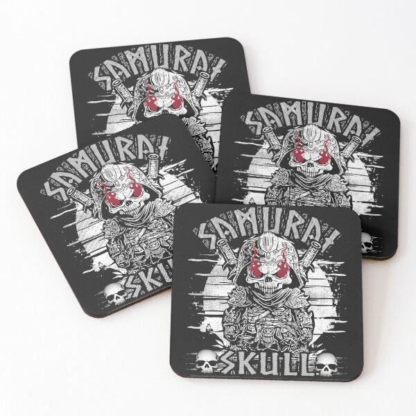 Item preview, Spirit of the Samurai skull - funny quotes designed and sold by VichallanStudio.
