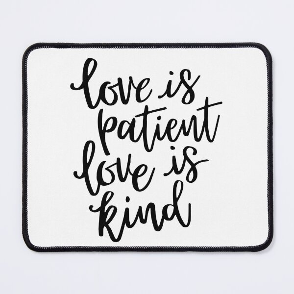 Item preview, 1 Corinthians 13:4 Quote designed and sold by amazingjoy.