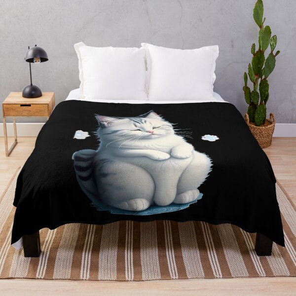 Item preview, Cyanotype Art of Meditating Cat designed and sold by Mechanical-Artt.