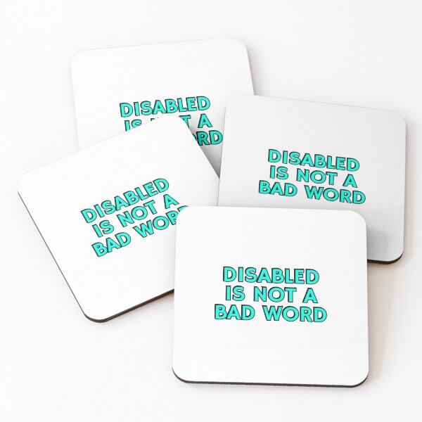 Item preview, Disabled Is Not A Bad Word - disability pride designed and sold by Inspirationmotivation.